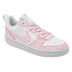 Nike Court Borough Low White Pink Comfort Kids Junior Size 5.5 Women's 7 NIB